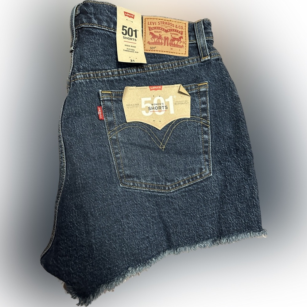 Levi’s Button fly denim shorts